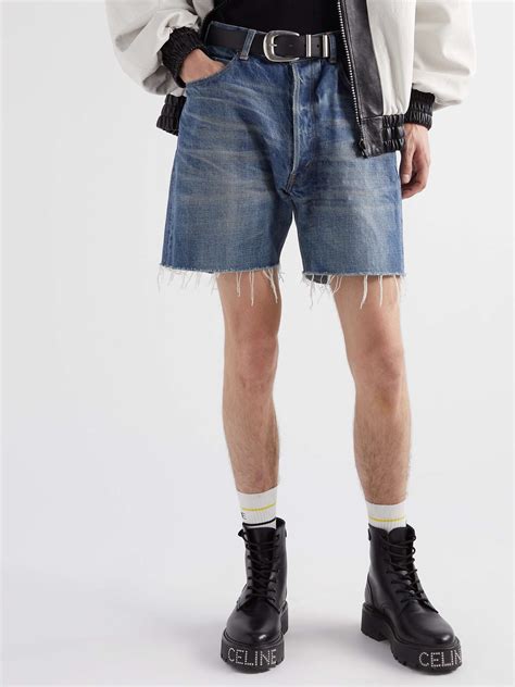 celine denim shorts.